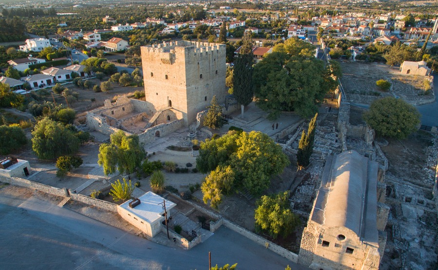 Kolossi has a small medieval castle and easy access to the beach | Winter sun in Cyprus
