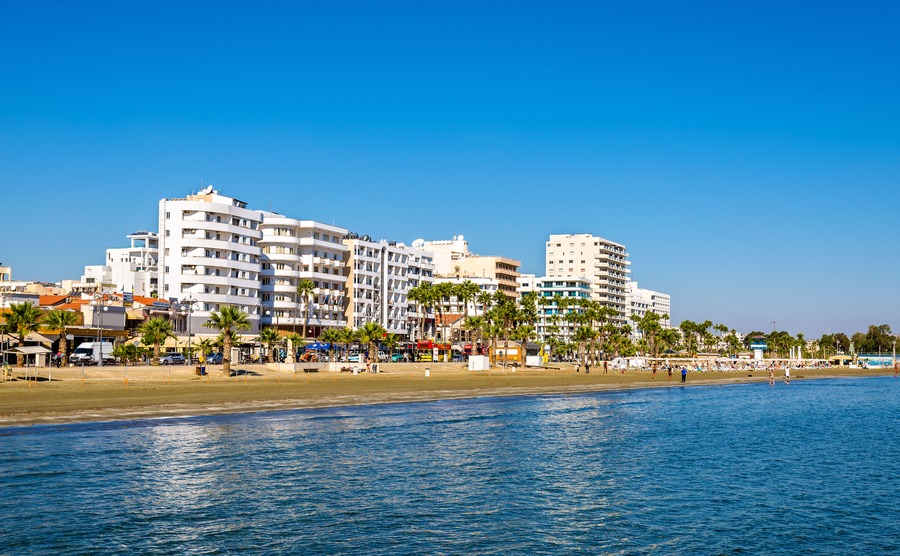 Finikoudes Beach - Larnaka City, Cyprus