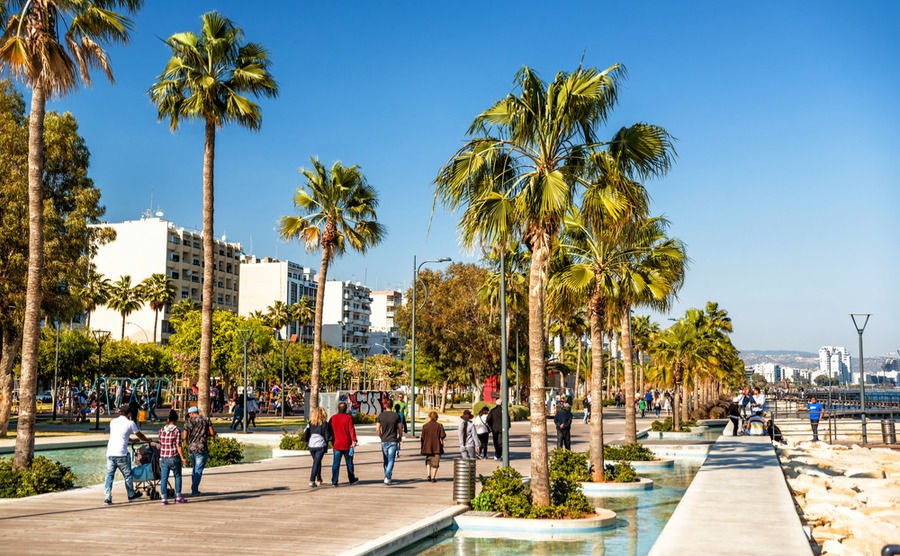 One of my favourite 'quiet' hobbies in Cyprus is sitting out on the waterfront at Limassol with a coffee and watching the world go by.