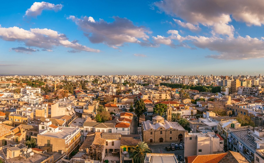 Nicosia City View. Old Town. Cyprus