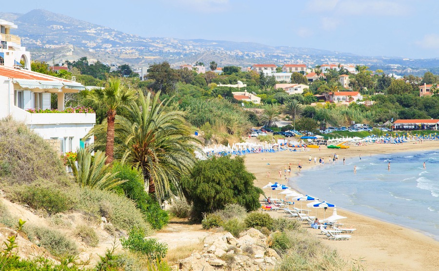 Paphos is an ideal location for a family holiday home near the beach.