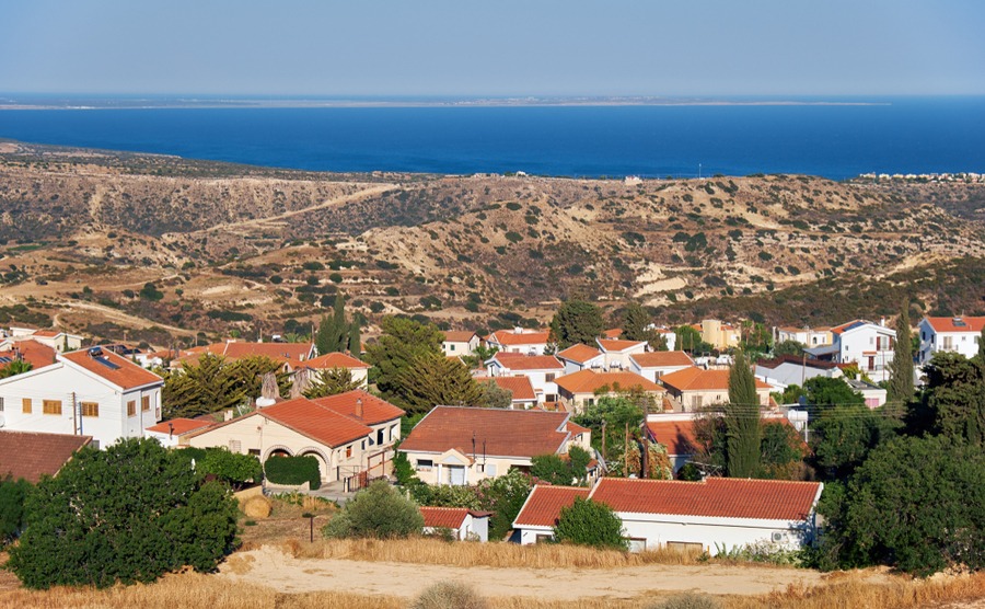 Old Pissouri's hilltop village and the newer beach resort both have fantastic views.