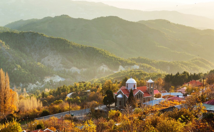 Looking for peace and tranquility (and the possibility to ski in winter)? Head up to the mountains when you choose where to buy in Cyprus!
