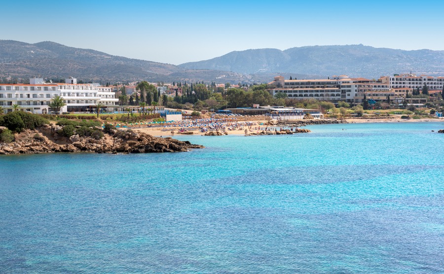 The fantastic beach of Coral Bay.