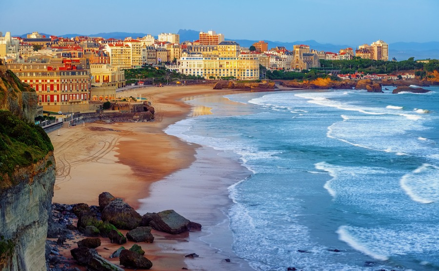 Glamorous Biarritz has enjoyed popularity among northern sun-seekers for over a century. No wonder it's a popular choice among those deciding where to buy in France.