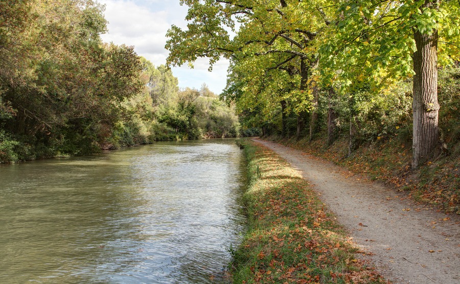 The village of Montreal is located closed to the Canal du Midi.