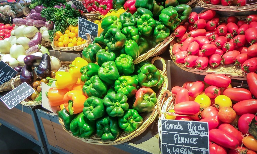 France - Fresh fruit and veges at the markets