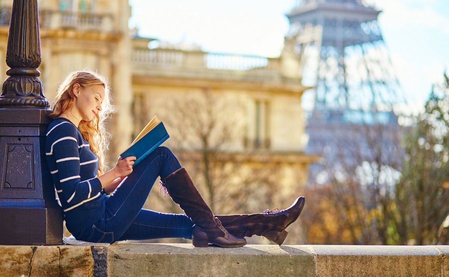 Many of us who make the leap across the Channel have been inspired by a book.