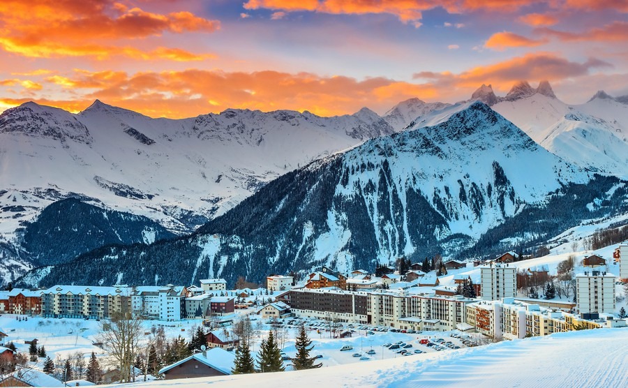 A French country home with skiing