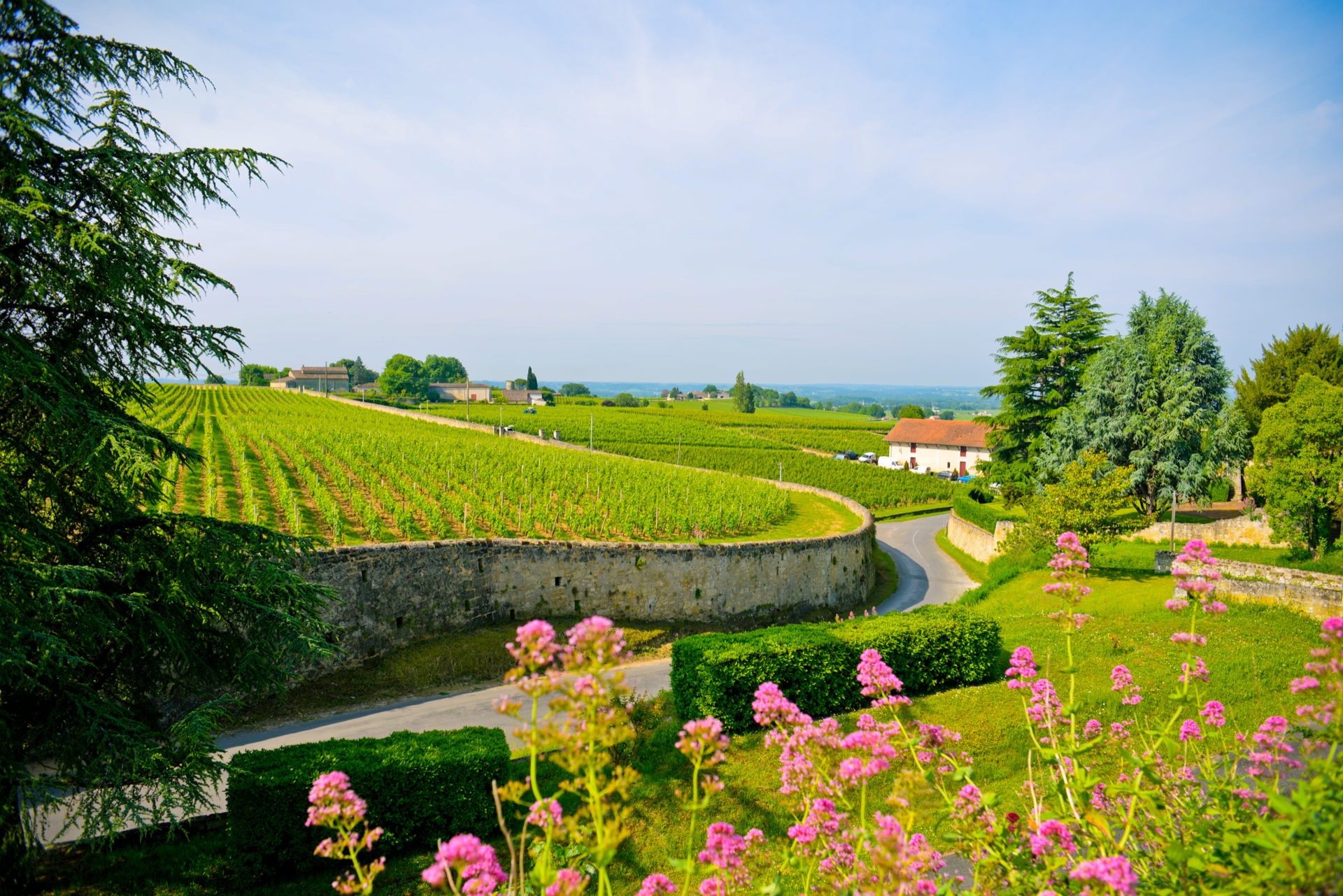 The van Hartens love the rolling countryside of southwest France.