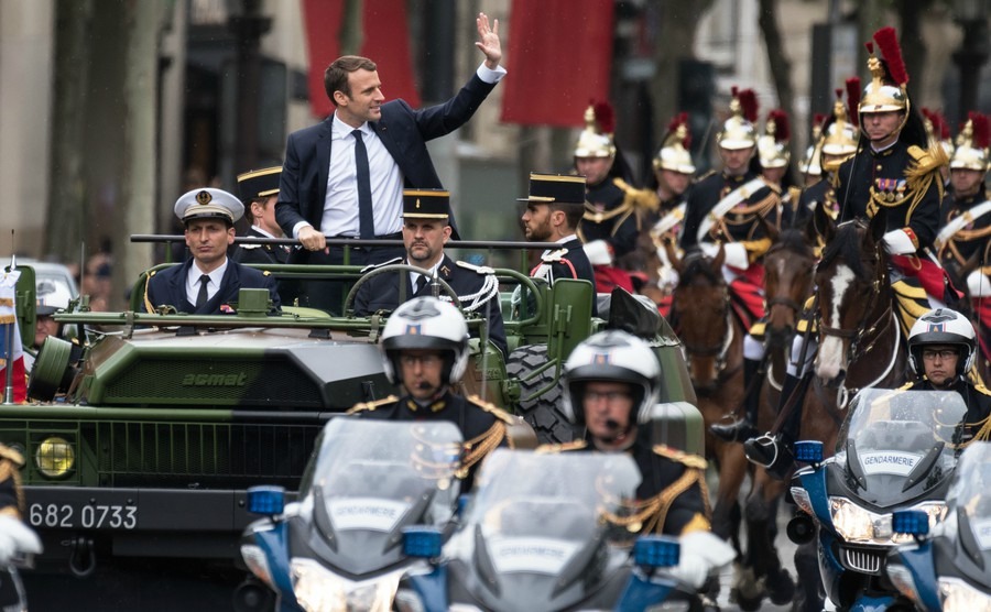 President Macron boosts property