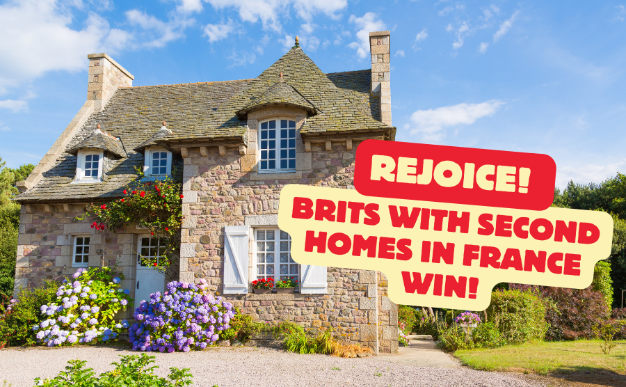 Brits with second homes in France win right to stay for up to 6 months