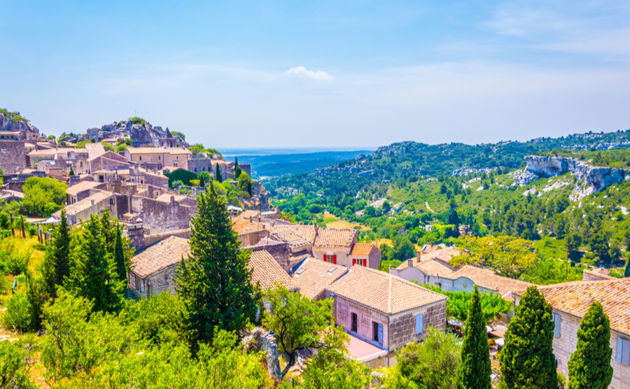 The picturesque village of Les-Baux-de-Provence.
