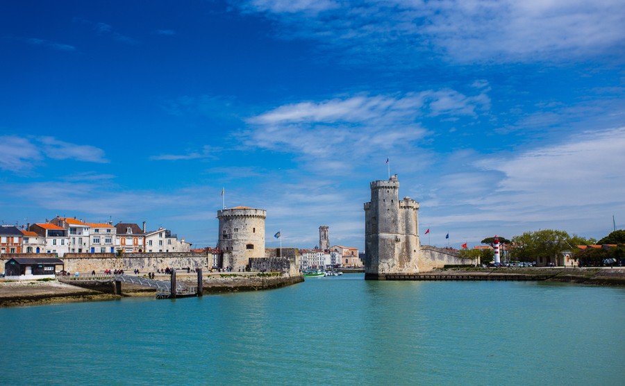 The famous harbour of La Rochelle.