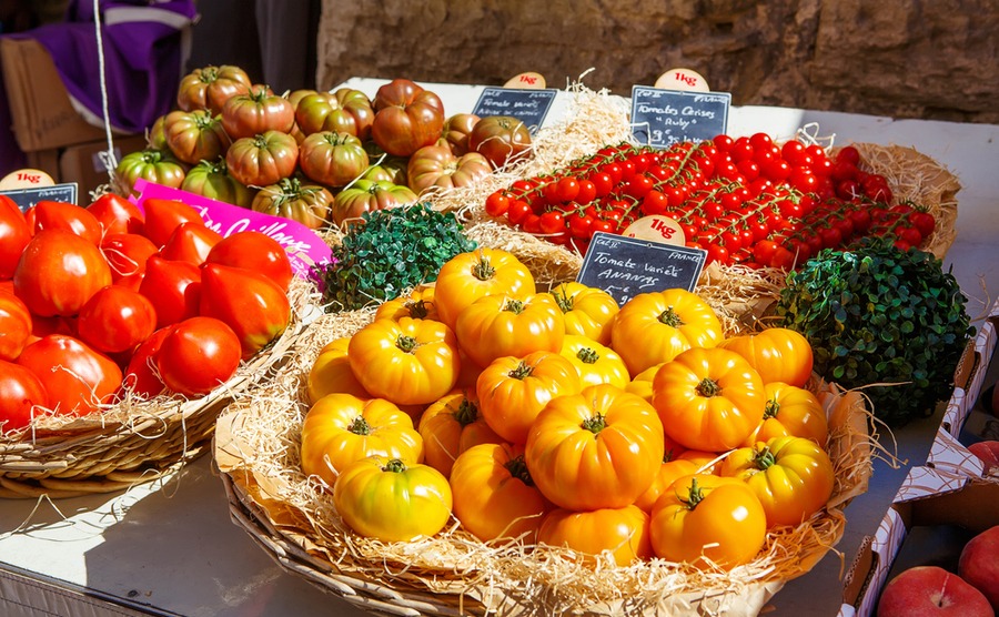 There's a big culture of organic, locally sourced food here in France.