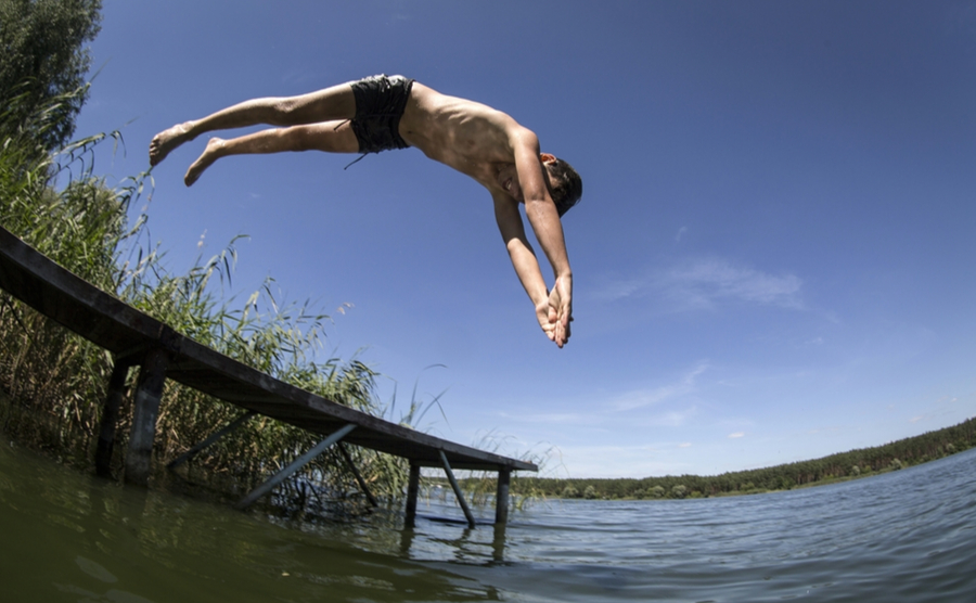 wild swimming in France