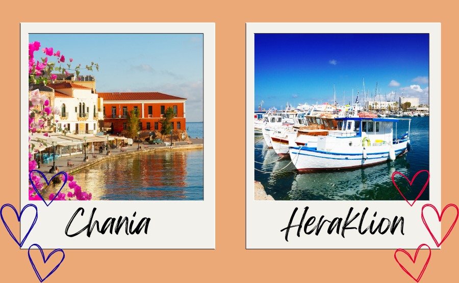 Chania or Heraklion: uncover the best city in Crete for you