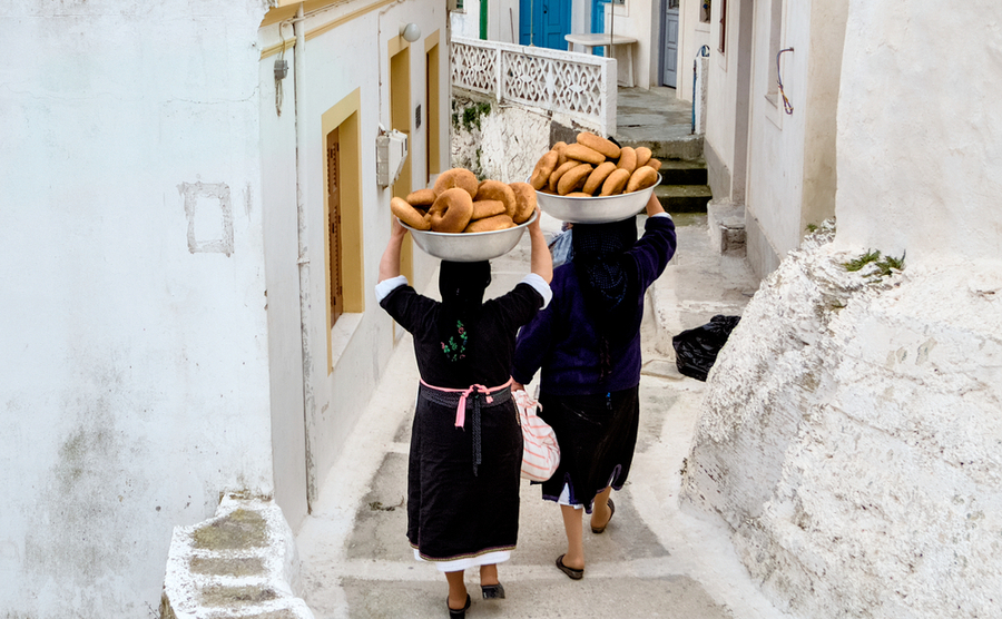 Delicious breads are traditionally baked for Easter.