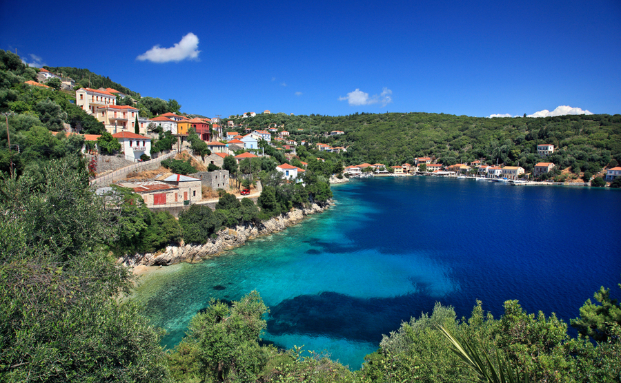 Kioni offers unbeatable views out across the sea | Where to buy property in Kefalonia