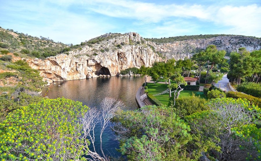 Lake Vouliagmenis, a wonderful place to live, less than an hour from Athens