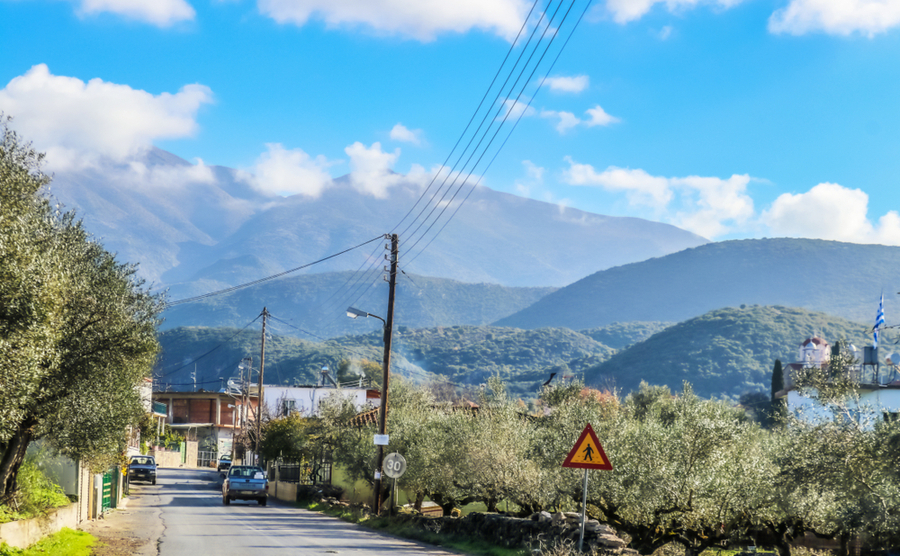 The Taygetus mountains are found in the south of the Peloponnese.