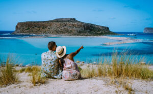 Renting out your Greek property to holidaymakers. A couple in Crete.