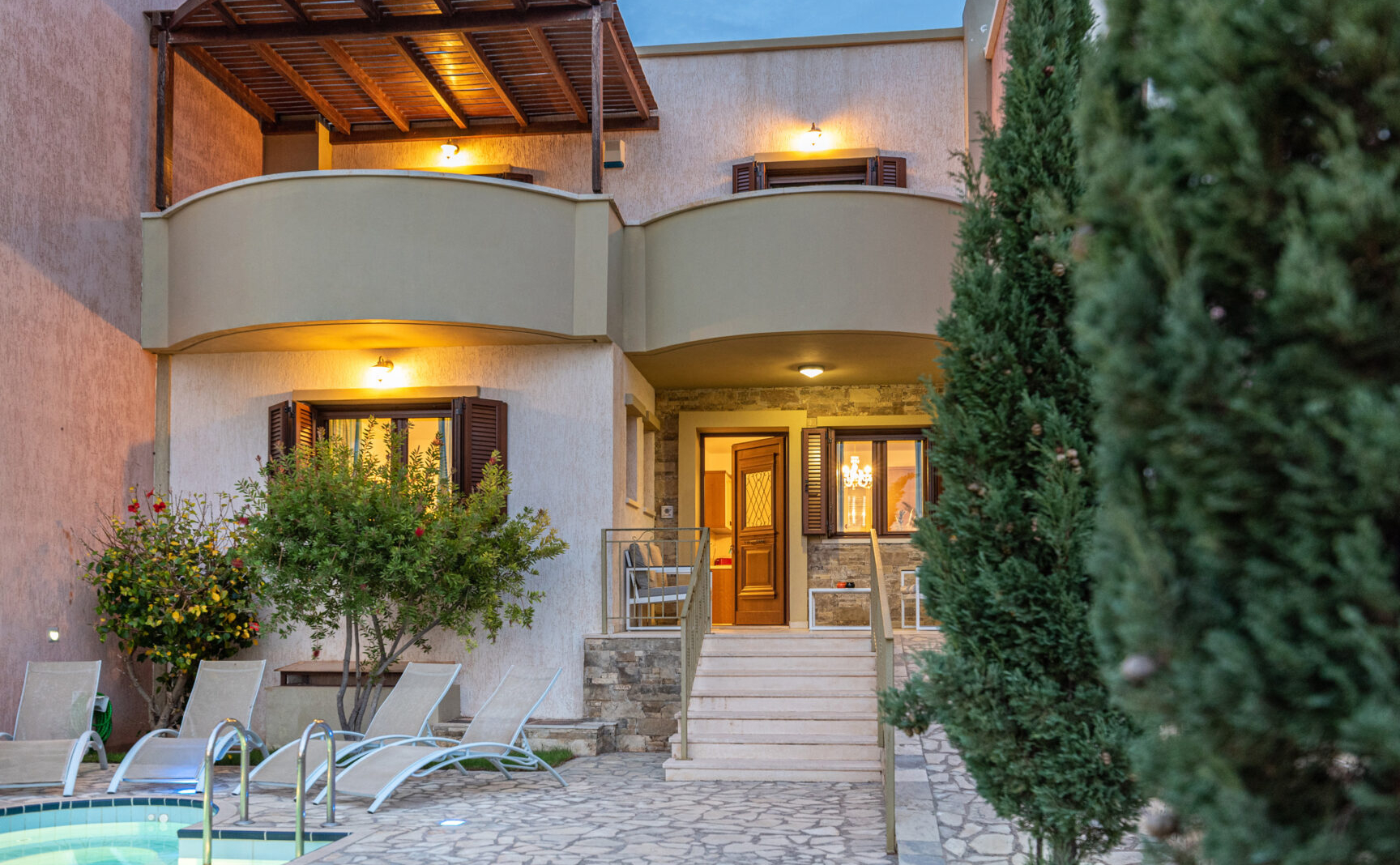 villa in Crete. 