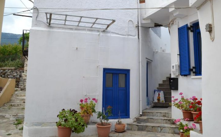 Exterior of a Greek property. 