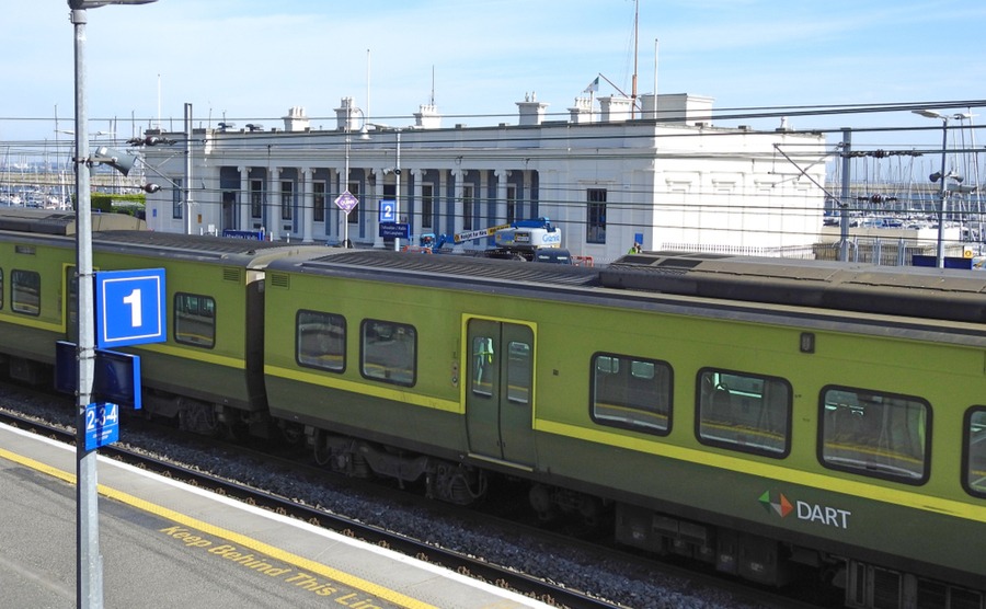 The DART and Luas link the city centre to its furthest-out suburbs. Derick Hudson / Shutterstock.com