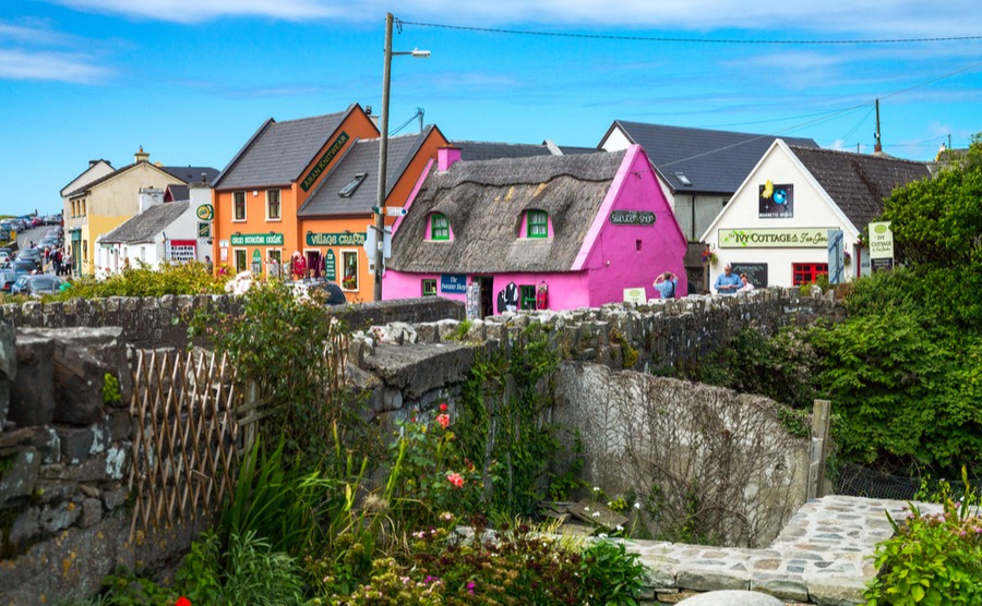 Doolin in County Clare is known for its colourful houses.