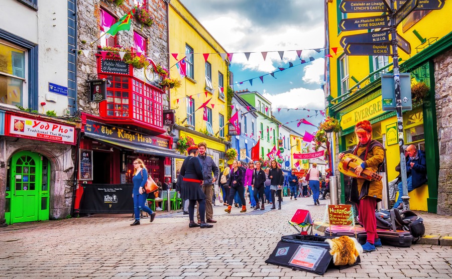 Galway is one of the most 'Irish' of Ireland's cities. C.Echeveste / Shutterstock.com