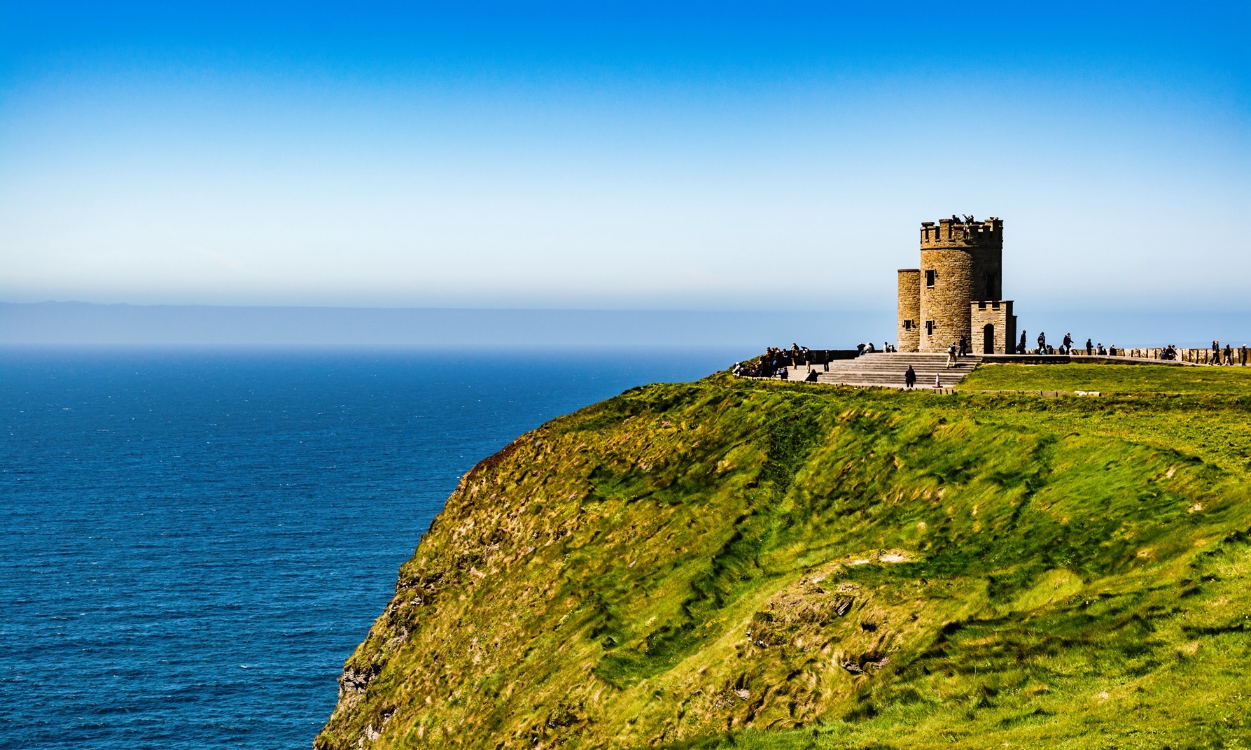 O'Brien's Tower, Cliffs of Moher, on the western coastline of Ireland