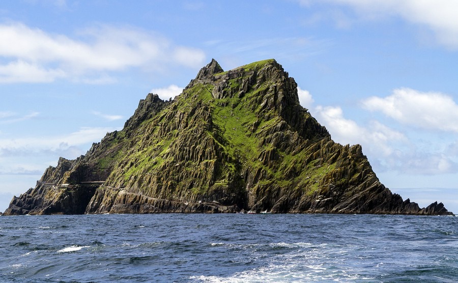 view-of-skellig-michael-historic-monastic-settlement-from-the-water-on-a-day-with-nice-weather