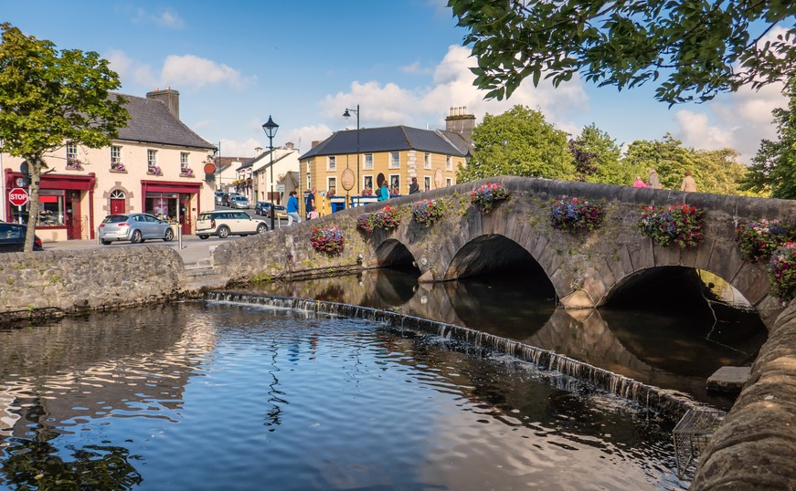 Westport bridge in county Mayo, Ireland