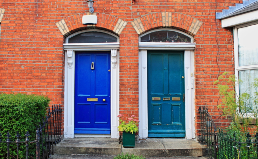 Georgian doors in Dublin, Ireland