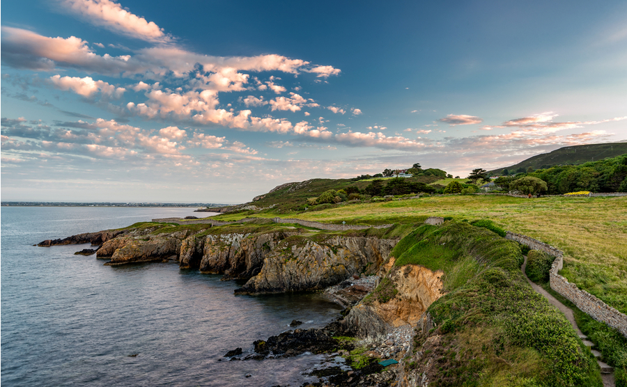 Dublin coast landscape