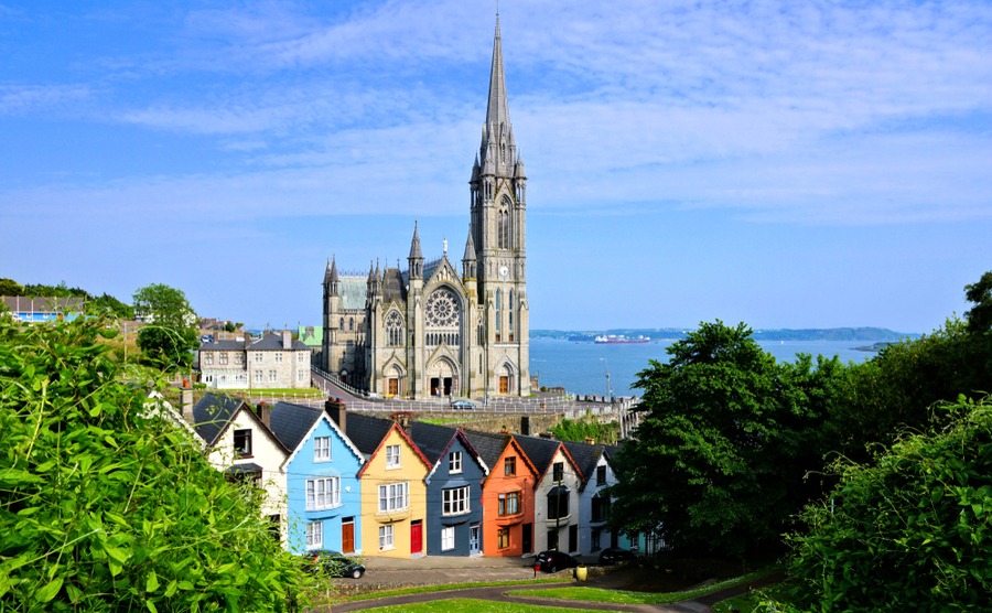 Cobh on a sunny day.