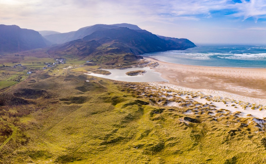 Ardara is surrounded by beautiful beaches and countryside.