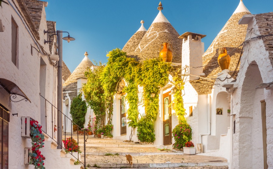 The fascinating trulli of Alberobello are popular among overseas buyers.