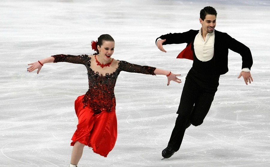 In Italy, ice skating on TV is a national event