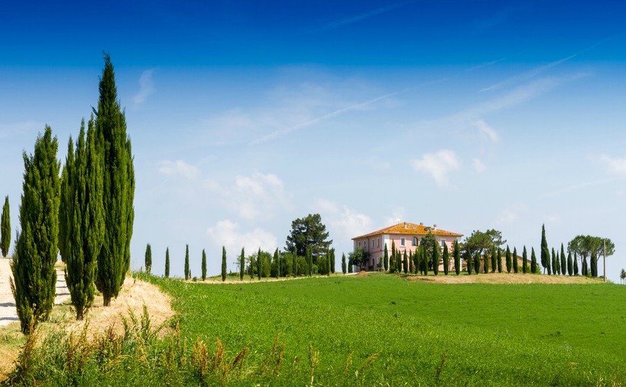 country-house-with-cypress-on-a-hill-near-siena-in-tuscany-italy