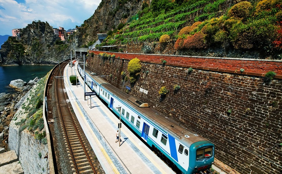 Italian train get-away
