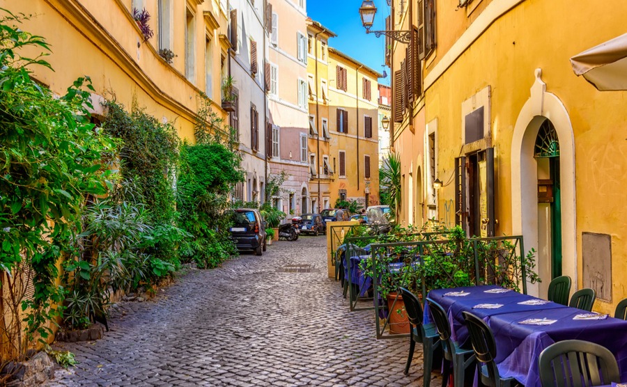 Where could you buy in Italy? Could you see yourself living in Rome's historic districts, like Trastevere here?