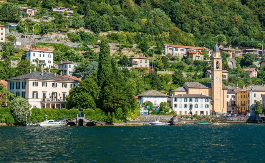 The Clooneys' Villa Oleandra, on Lake Como.