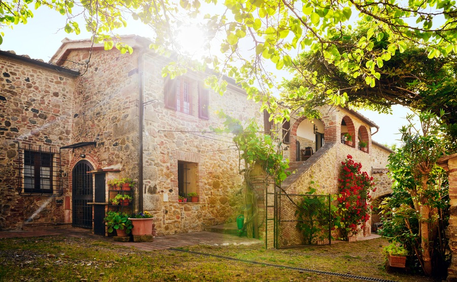 Italian stone houses with character