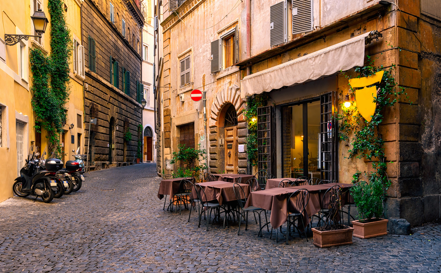 travelling to Italy