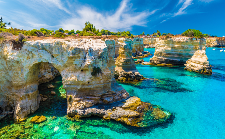 Torre Sant' Andrea, Salento coast, Puglia region, Italy