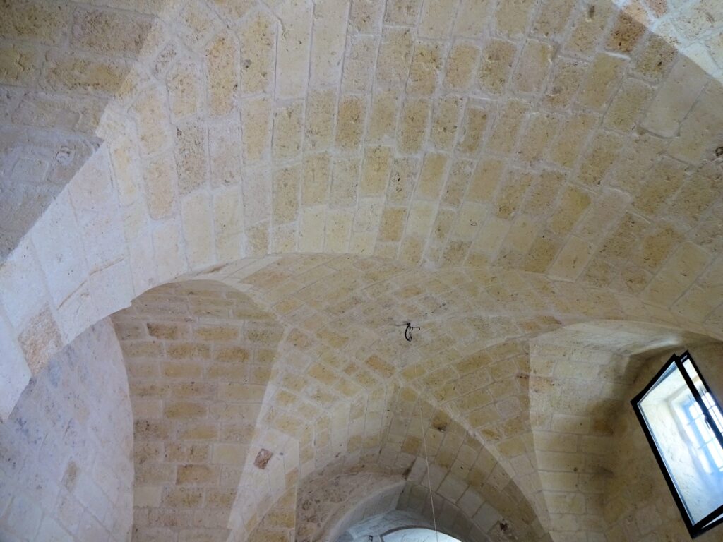 A star-vaulted ceiling in Italy