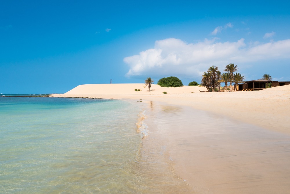 Chaves beach Praia de Chaves in Boavista Cape Verde - Cabo Verde