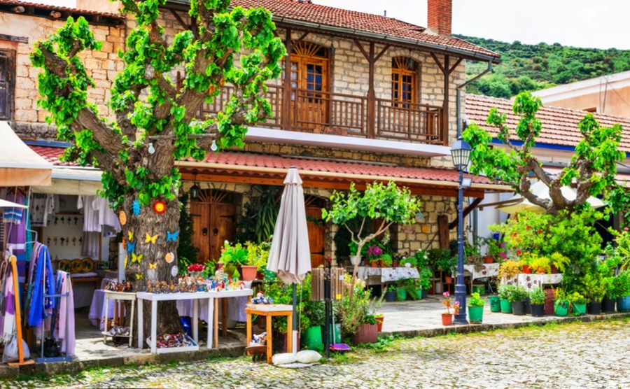 Tavernas are great places to enjoy traditional Cypriot food.